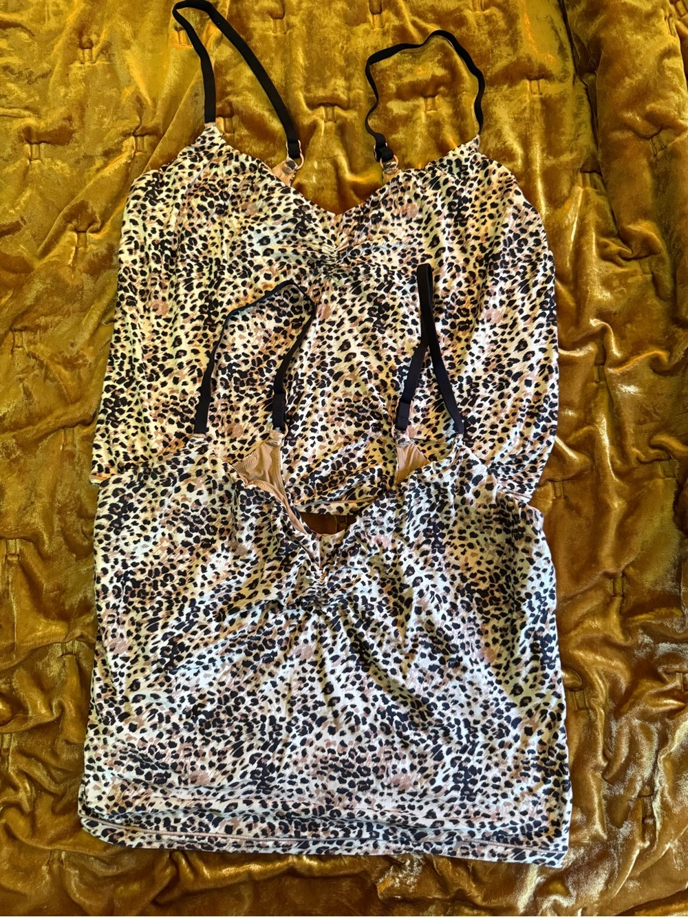 aerie Smoothez Leopard-Trim Smooth Cami XL